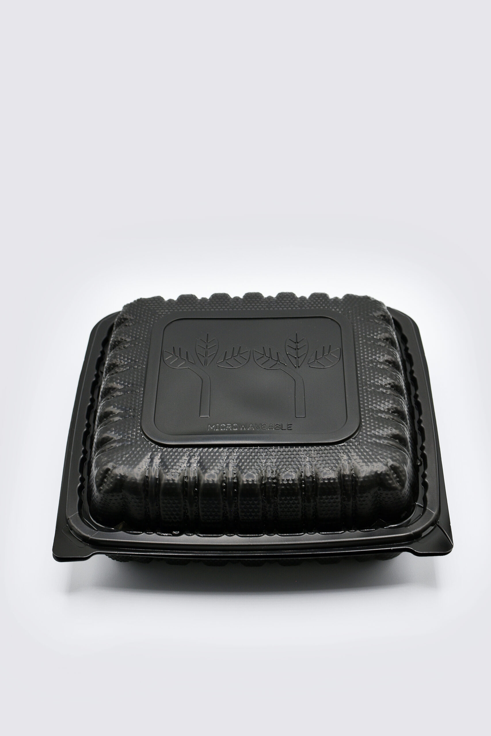 TO-ML91B Microwaveable Black Square Container 9” x9”x3″x - The One